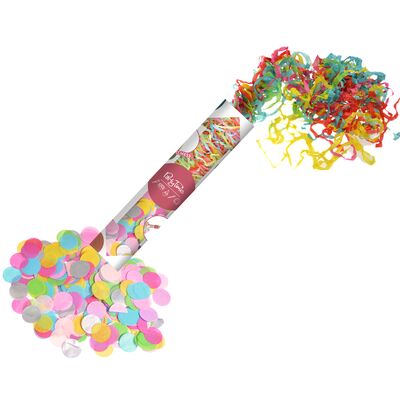 Zestaw Party Duo serpentyny i konfetti w tubie 25 cm