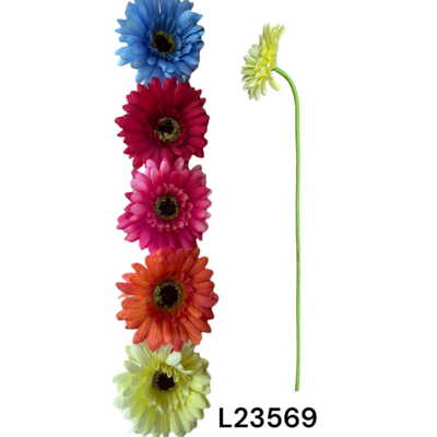 Gerbera gałązka 49 cm mix