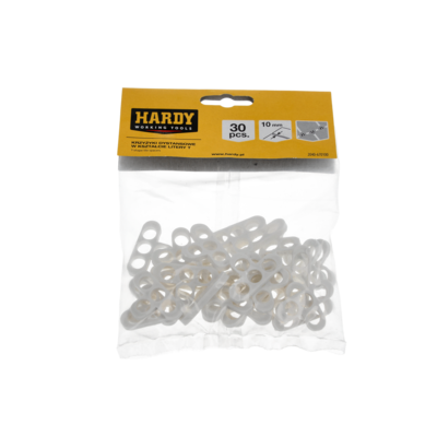 Krzyżyki dystansowe *T* do glazury 10 mm woreczek 30 sztuk Hardy