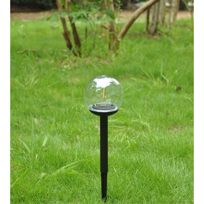 Lampa solarna wbijana 10 x 34,5 cm czarny