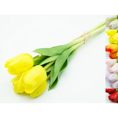 Bukiet tulipan 5 kwiatów 28 cm mix