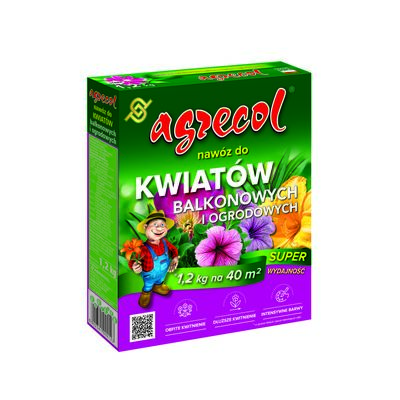 Nawóz do kwiatów ogrodowych 1,2 kg Agrecol