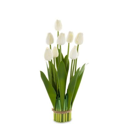 Bukiet tulipanów 37,5 cm biały