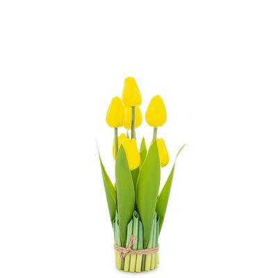 Bukiet tulipanów 28 cm żółty