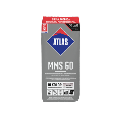 Podkład podłogowy samopoziomujący MMS 60 25 kg Atlas