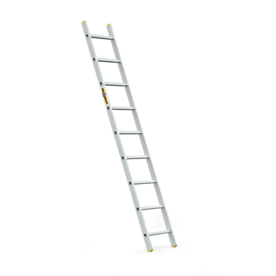 Drabina przystawna aluminiowa 9 stopniowa PRO tłoczona 150 kg DRABEST