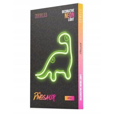 Neon LED dinozaur zielony NNE01 neolia