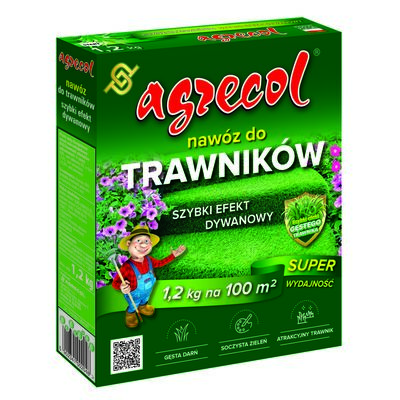 Nawóz szybki efekt do trawników 1,2 kg Agrecol