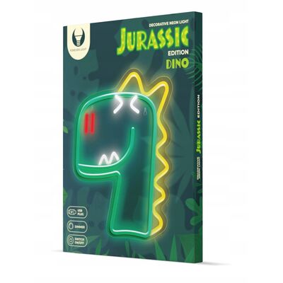 Neon plexi LED jurassic dino zielony FLNJ02 forever light