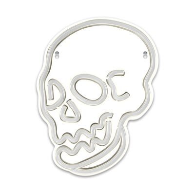 Neon plexi LED czaszka biała FPNE07X forever light