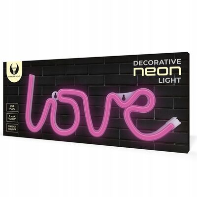 Neon LED love różowy FLNEO5 forever light