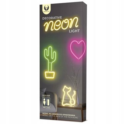 Neon LED piorun czerwony FLNEO6 forever light