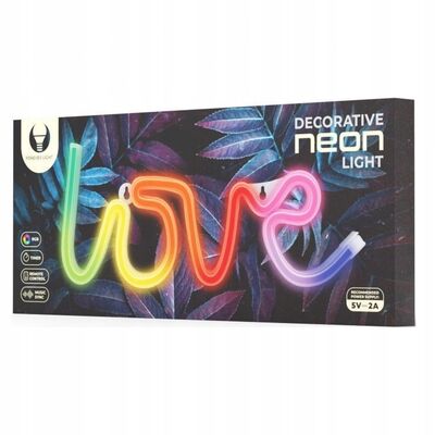 Neon LED RGB love FLRN01 + pilot forever light