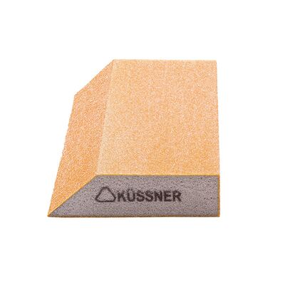 Kostka ścierna Soft trapez 125 x 90 x 25 mm PU + elektrokorund szlachetny granulacja P80 Küssner