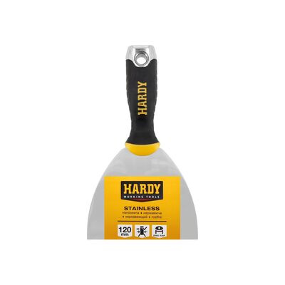 Szpachelka malarska seria 68 ze stali nierdzewnej 12 cm rączka 2K hardyflex Hardy