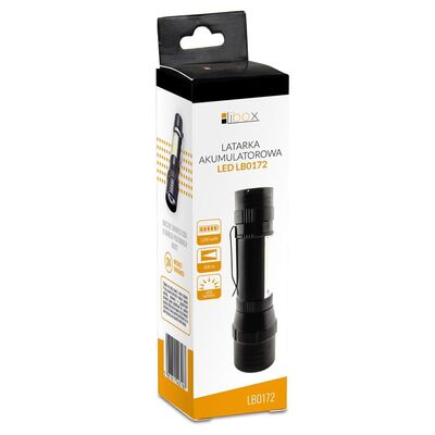 Latarka akumulatorowa taktyczna 2 w 1 5 W LB0172 libox