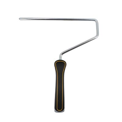 Rączka wkręcona 3K do wałka malarskiego czarno/żółta 29 cm Ø8 mm szerokość 25 cm Hardy Select