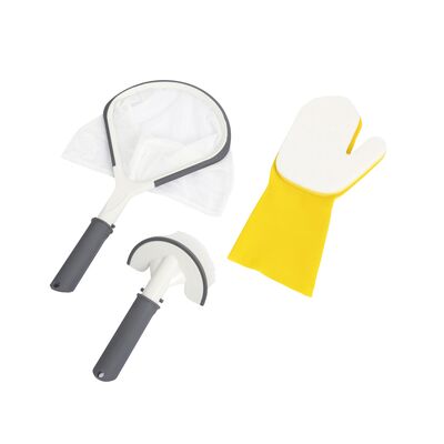 Zestaw do czyszczenia SPA siatka + szczotka + rękawica Bestway