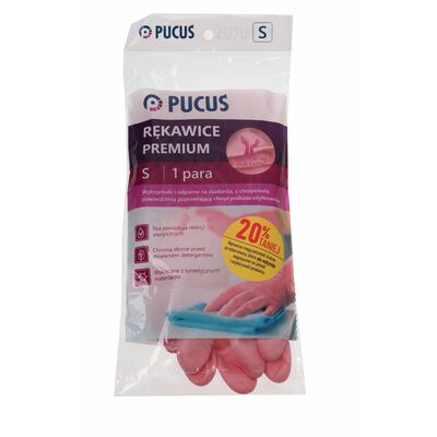 Rękawice premium S różowy Pucuś