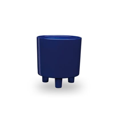 Osłonka ceramiczna Piso 19 cm granatowy