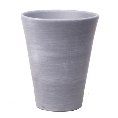Osłonka ceramiczna Elegant 17,5 cm szary