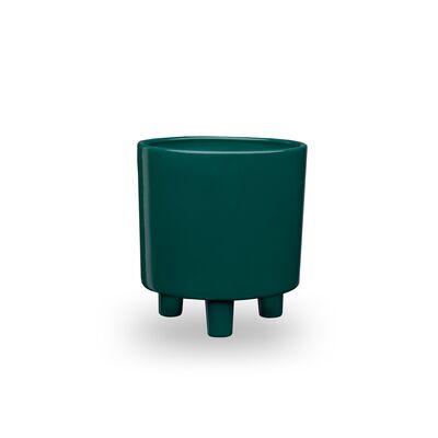 Osłonka ceramiczna Piso 24 cm zielony