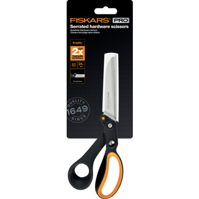 Nożyczki Amplify 24 cm czarno-pomarańczowe Fiskars