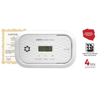 Czujnik czadu ''EURA'' CD-72A2v4300/B
