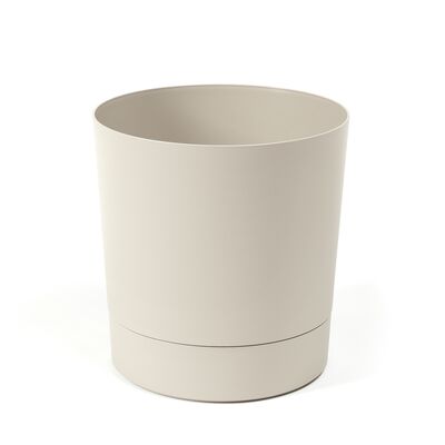 Donica z podstawką AURA 15,2 x 14,5 cm beżowy