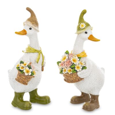 Figura ogrodowa gęś 24,5 cm