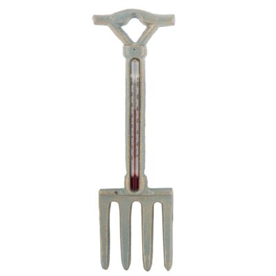 Termometr dekoracyjny 22,5 x 6,5 x 1,5 cm szary