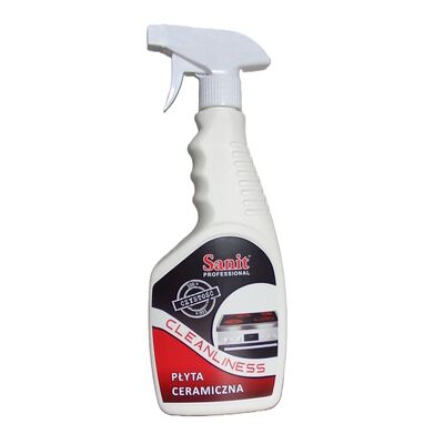 Preparat do czyszczenia płyty ceramicznej 500 ml SANIT CLEANLINESS