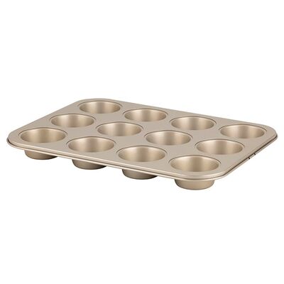 Forma do muffinek 12 sztuk 35 x 26,5 cm szampański