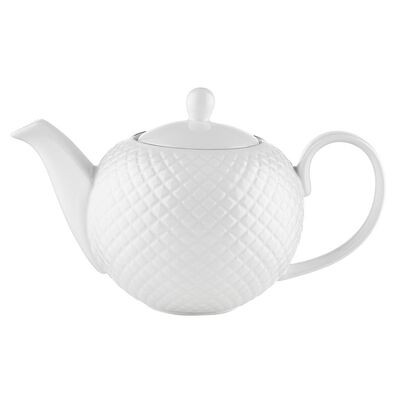 Dzbanek do herbaty porcelany Tiffany 1 l biały
