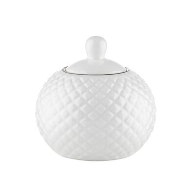 Cukiernica ceramiczna Tiffany Platinum 300 ml biały