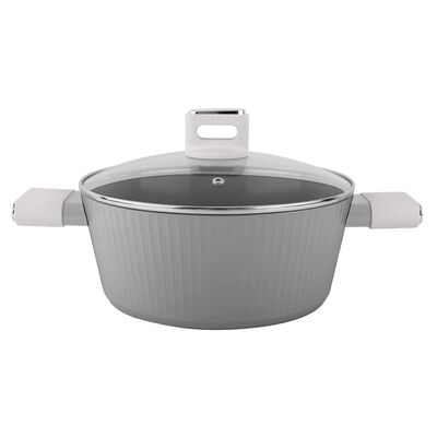 Garnek aluminiowy Serrano z pokrywką 28 cm 6,1 l