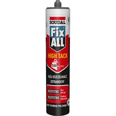 Uszczelniacz hybrydowy FIX ALL HIGH TACK biały 290 ml