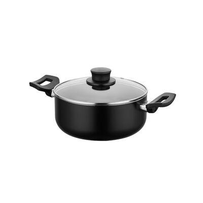 Garnek aluminiowy Calina z pokrywką 16 cm 1,3 l