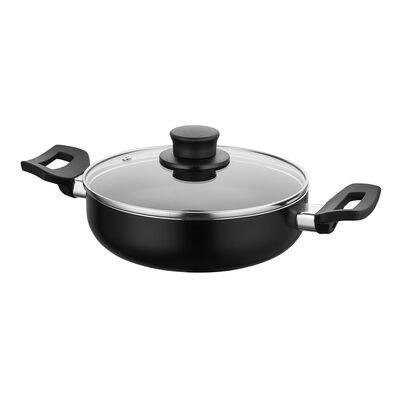 Garnek aluminiowy niski Calina z pokrywką Calina 24 cm 2,5 l