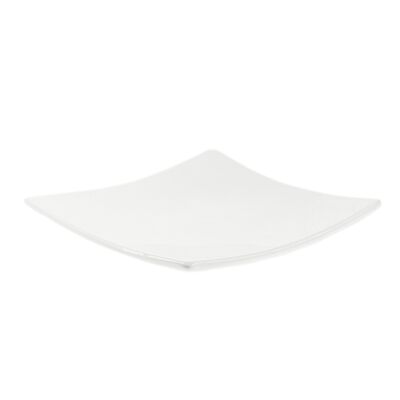 Świecznik Kwadrat mały J1500 13 x 13 cm biały