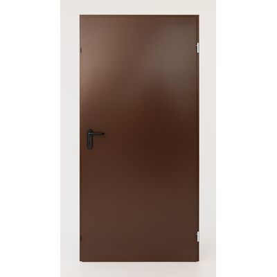 Drzwi techniczne Zk ISO RAL 8028 80 x 200 cm lewo / prawe