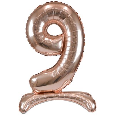 Balon foliowy cyfra 9 XXL stojący