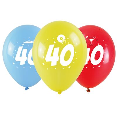 Balon z nadrukiem 40 3 sztuki