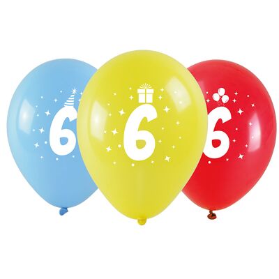 Balon z nadrukiem 6 3 sztuki