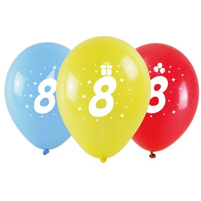 Balon z nadrukiem 8 3 sztuki