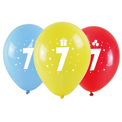 Balon z nadrukiem 7 3 sztuki