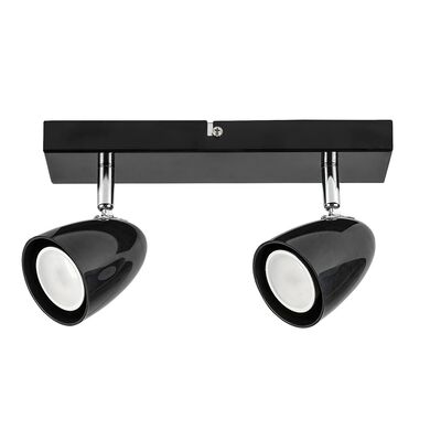 Lampa sufiowa Perico GU10 2x max 5 W czarny