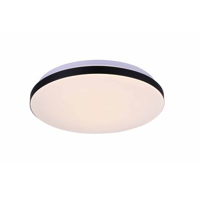 Plafon LED Babilon okrągły średni 4000K czarny