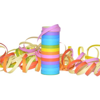 Serpentyna papierowa multikolor rainbow 18 x 3 m