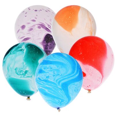 Balon marmurkowy 5 sztuk mix